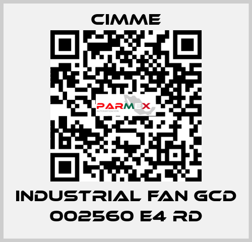 Industrial Fan GCD 002560 E4 RD Cimme