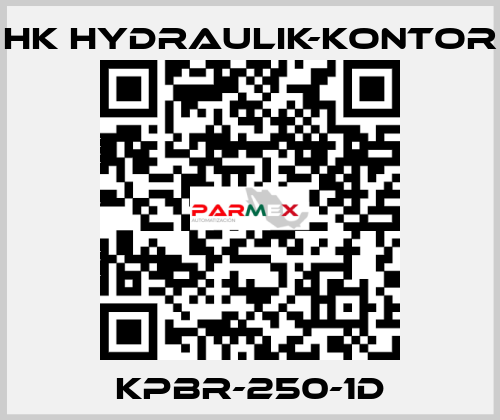 KPBR-250-1D HK HYDRAULIK-KONTOR