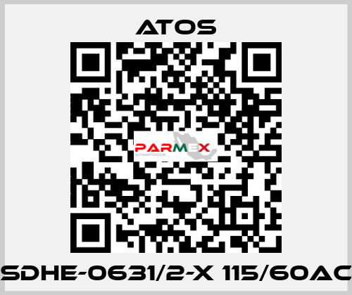 SDHE-0631/2-X 115/60AC Atos