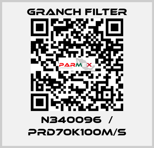 N340096  / PRD70K100M/S GRANCH FILTER