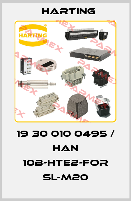 19 30 010 0495 / Han 10B-HTE2-for SL-M20 Harting