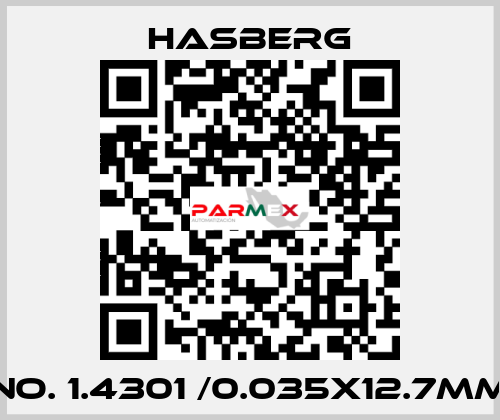 No. 1.4301 /0.035x12.7mm Hasberg