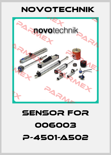 Sensor for 006003 P-4501-A502 Novotechnik