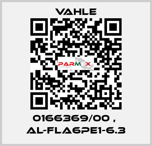 0166369/00 ,  AL-FLA6PE1-6.3 Vahle