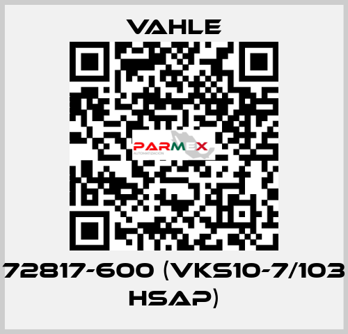 72817-600 (VKS10-7/103 HSAP) Vahle