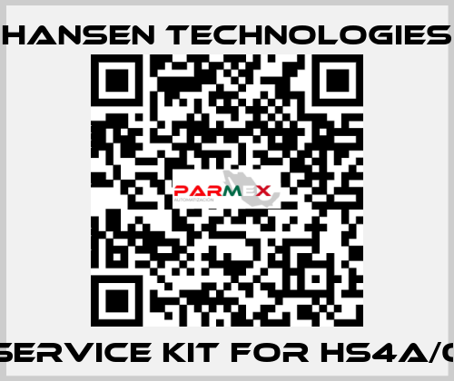 Service kit for HS4A/0 HANSEN TECHNOLOGIES