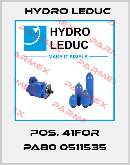 pos. 41for PA80 0511535 Hydro Leduc