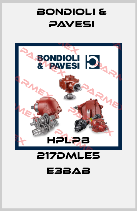 HPLPB 217DMLE5 E3BAB Bondioli & Pavesi