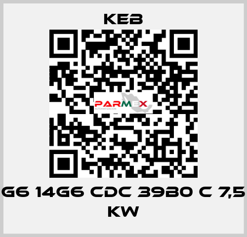 G6 14G6 CDC 39B0 C 7,5 kW KEB