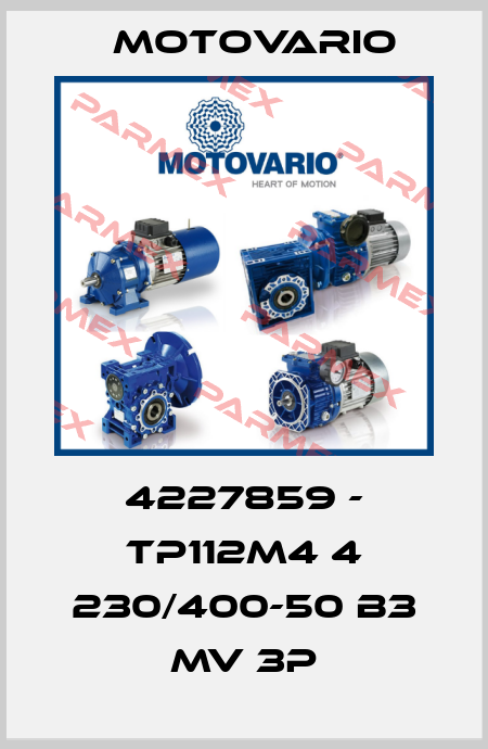 4227859 - TP112M4 4 230/400-50 B3 MV 3P Motovario