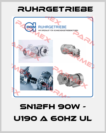SN12FH 90W - U190 A 60Hz UL Ruhrgetriebe