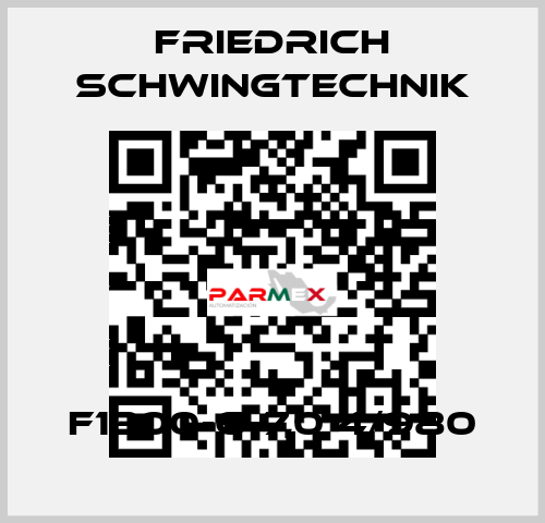 F1300-6-7,0 4/980 Friedrich Schwingtechnik