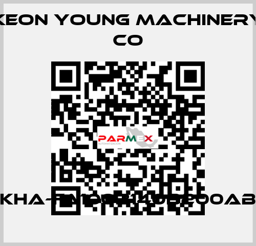 KHA-FA100B140B200AB Keon Young Machinery Co