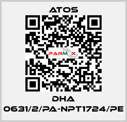 DHA 0631/2/PA-NPT1724/PE Atos