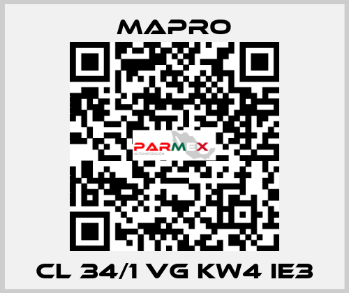 CL 34/1 VG kW4 IE3 Mapro