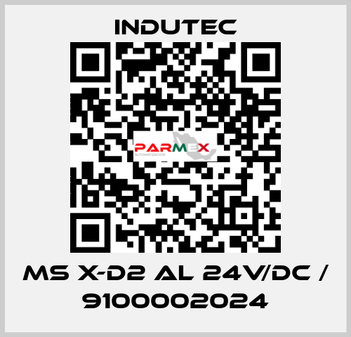 MS X-D2 AL 24V/DC / 9100002024 Indutec