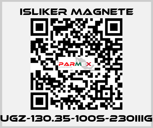 UGz-130.35-100S-230IIIG ISLIKER MAGNETE