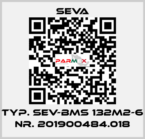 Typ. SEV-BMS 132M2-6 Nr. 201900484.018 SEVA