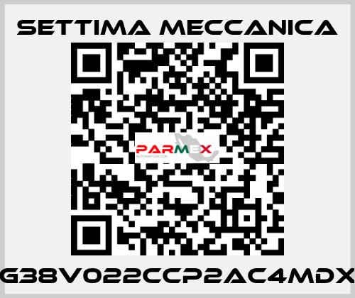 G38V022CCP2AC4MDX Settima Meccanica