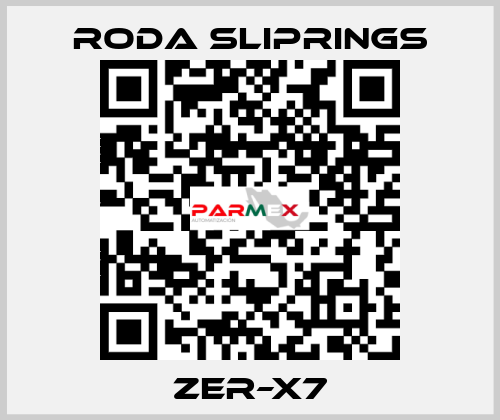 ZER–X7 Roda Sliprings