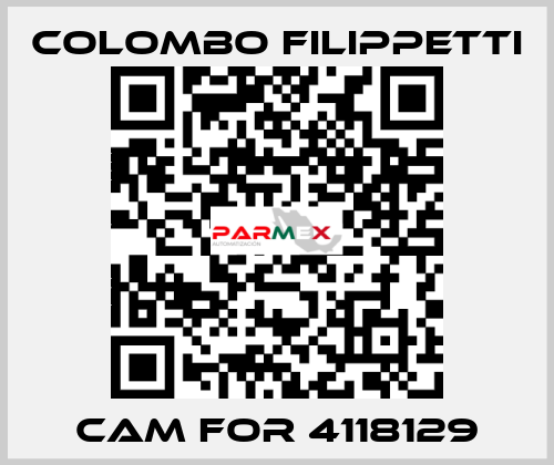 Cam for 4118129 Colombo Filippetti