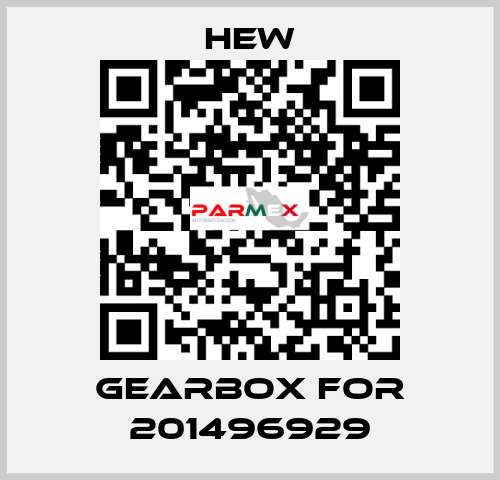 Gearbox for 201496929 HEW