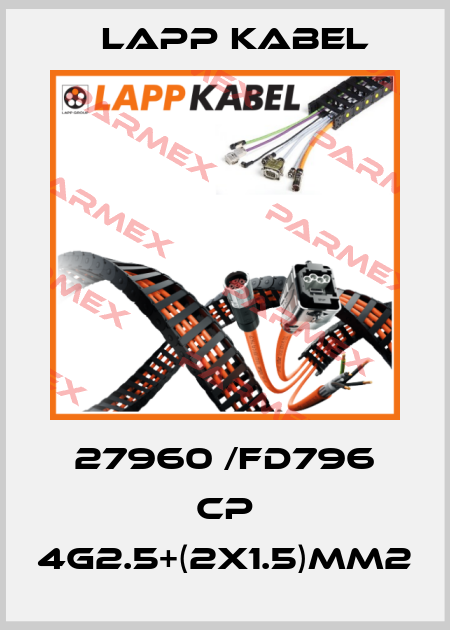 27960 /FD796 CP 4G2.5+(2x1.5)mm2 Lapp Kabel
