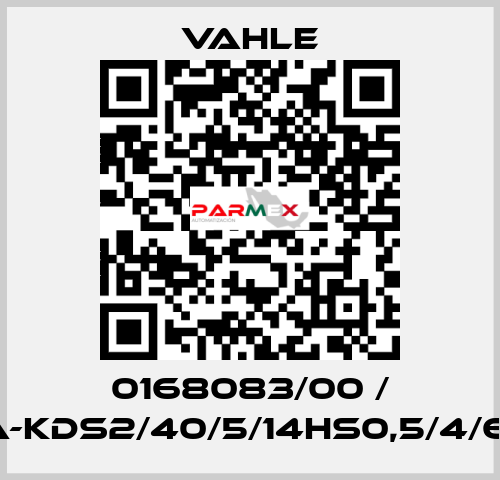 0168083/00 / SA-KDS2/40/5/14HS0,5/4/6/6 Vahle