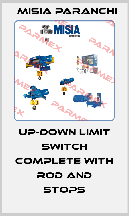 Up-down limit switch complete with rod and stops Misia Paranchi