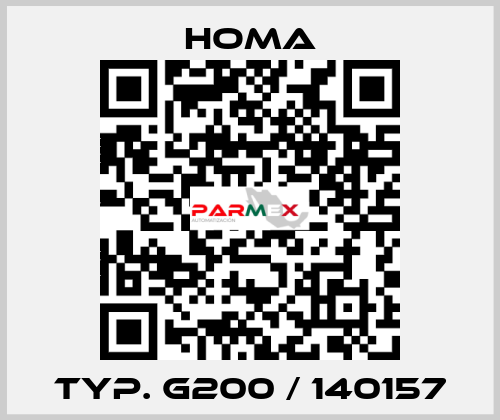 Typ. G200 / 140157 HOMA