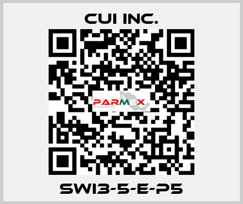 SWI3-5-E-P5 CUI Inc.
