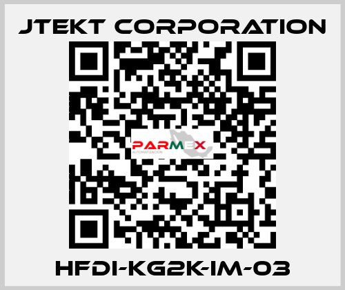 HFDI-KG2K-IM-03 JTEKT CORPORATION