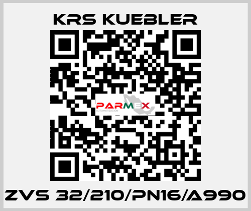 ZVS 32/210/PN16/A990 KRS KUEBLER