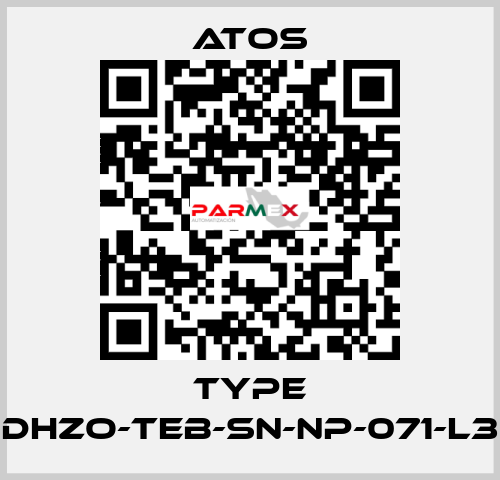 Type DHZO-TEB-SN-NP-071-L3 Atos