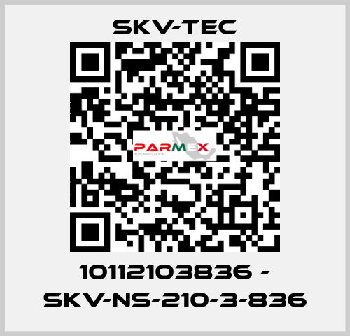 10112103836 - SKV-NS-210-3-836 SKV-tec