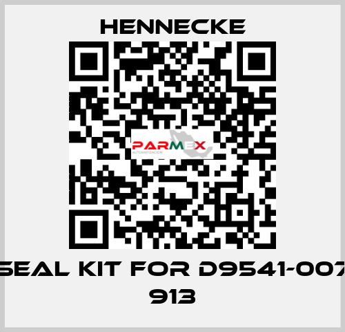 seal kit for D9541-007 913 Hennecke