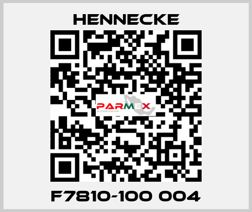 F7810-100 004 Hennecke