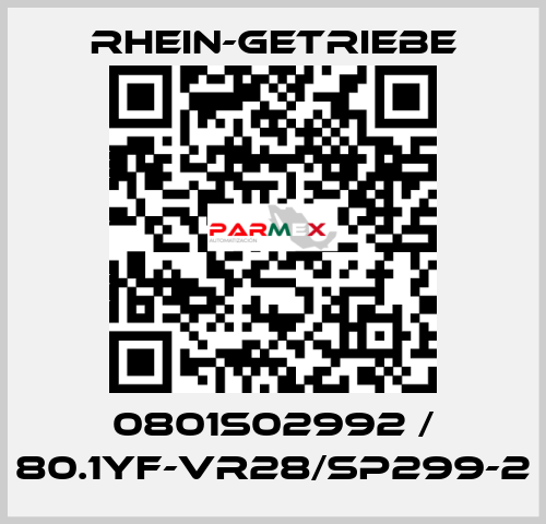 0801S02992 / 80.1YF-VR28/Sp299-2 Rhein-Getriebe