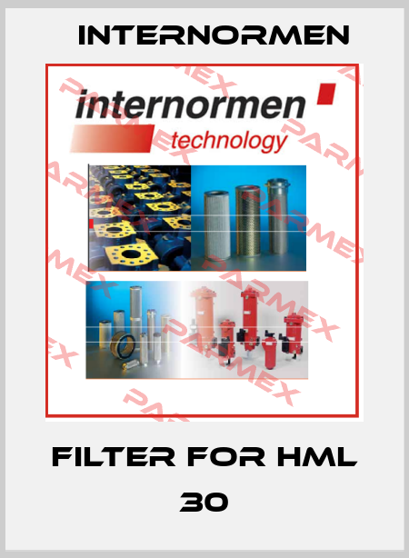 filter for HML 30 Internormen