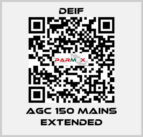 AGC 150 Mains Extended Deif