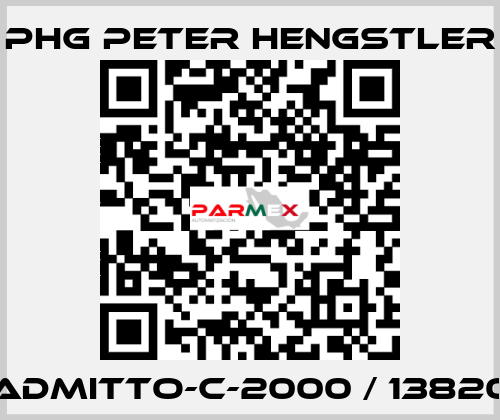 ADMITTO-C-2000 / 13820 phg Peter Hengstler