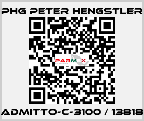 ADMITTO-C-3100 / 13818 phg Peter Hengstler