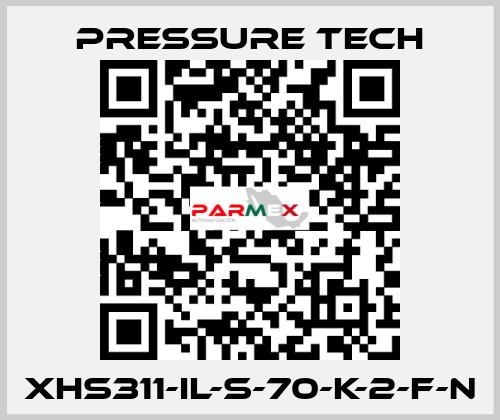 XHS311-IL-S-70-K-2-F-N Pressure Tech