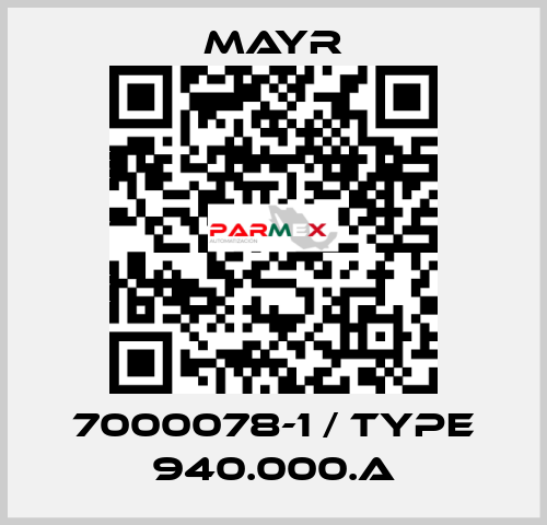 7000078-1 / Type 940.000.A Mayr