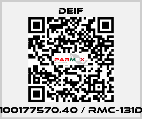 100177570.40 / RMC-131D Deif