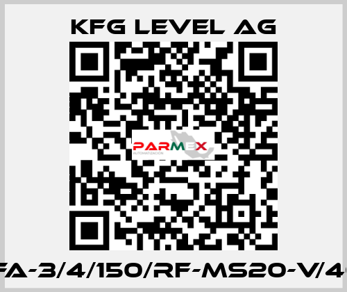 BNA-FA-3/4/150/RF-MS20-V/40/2.0- KFG Level AG