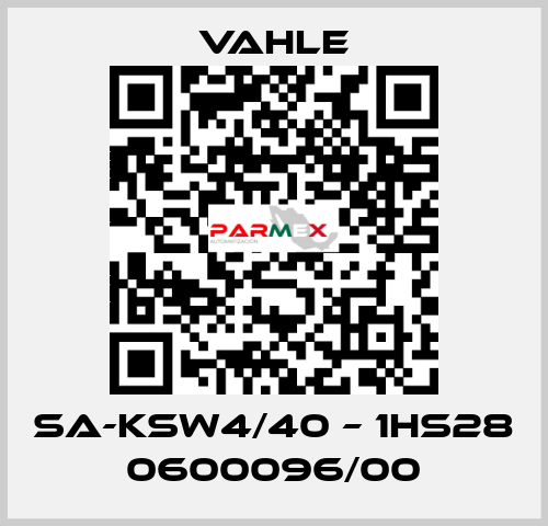 SA-KSW4/40 – 1HS28 0600096/00 Vahle