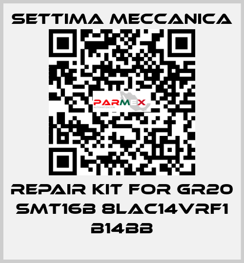 Repair kit for GR20 SMT16B 8LAC14VRF1 B14BB Settima Meccanica