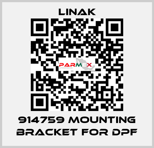 914759 mounting bracket for DPF Linak