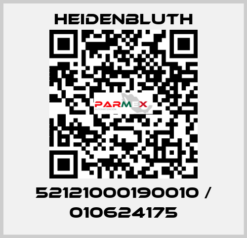 52121000190010 / 010624175 Heidenbluth